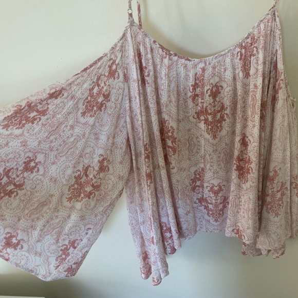 Pink Floral Boho Top - Picture 2 of 4